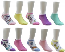 10pk mermaid pattern ankle socks