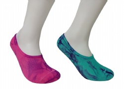 2pk tie dye invisible socks