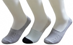 3pk cable design invisible socks