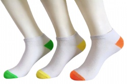 3pk contrast ankle socks