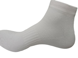 3pk mesh design sports quarter socks