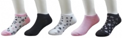 5pk stars pattern ankle socks